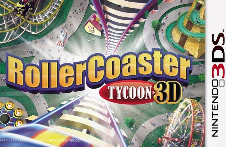 RollerCoaster Tycoon 3D Rolls é anunciado para Nintendo 3DS - Blog Farofeiros