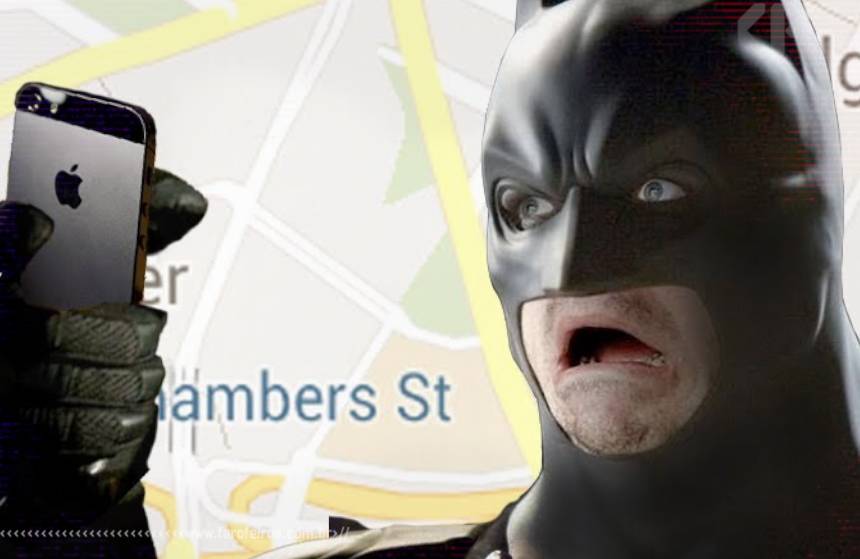 Batman tem problemas com seu GPS - Blog Farofeiros