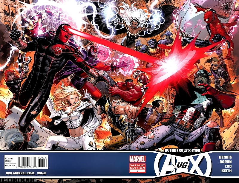 Vingadores Vs X-Men - Disney comprando a Fox - Vingadores vs X-Men - Avengers Vs X-Men #7 - Vingadores vs. X-Men