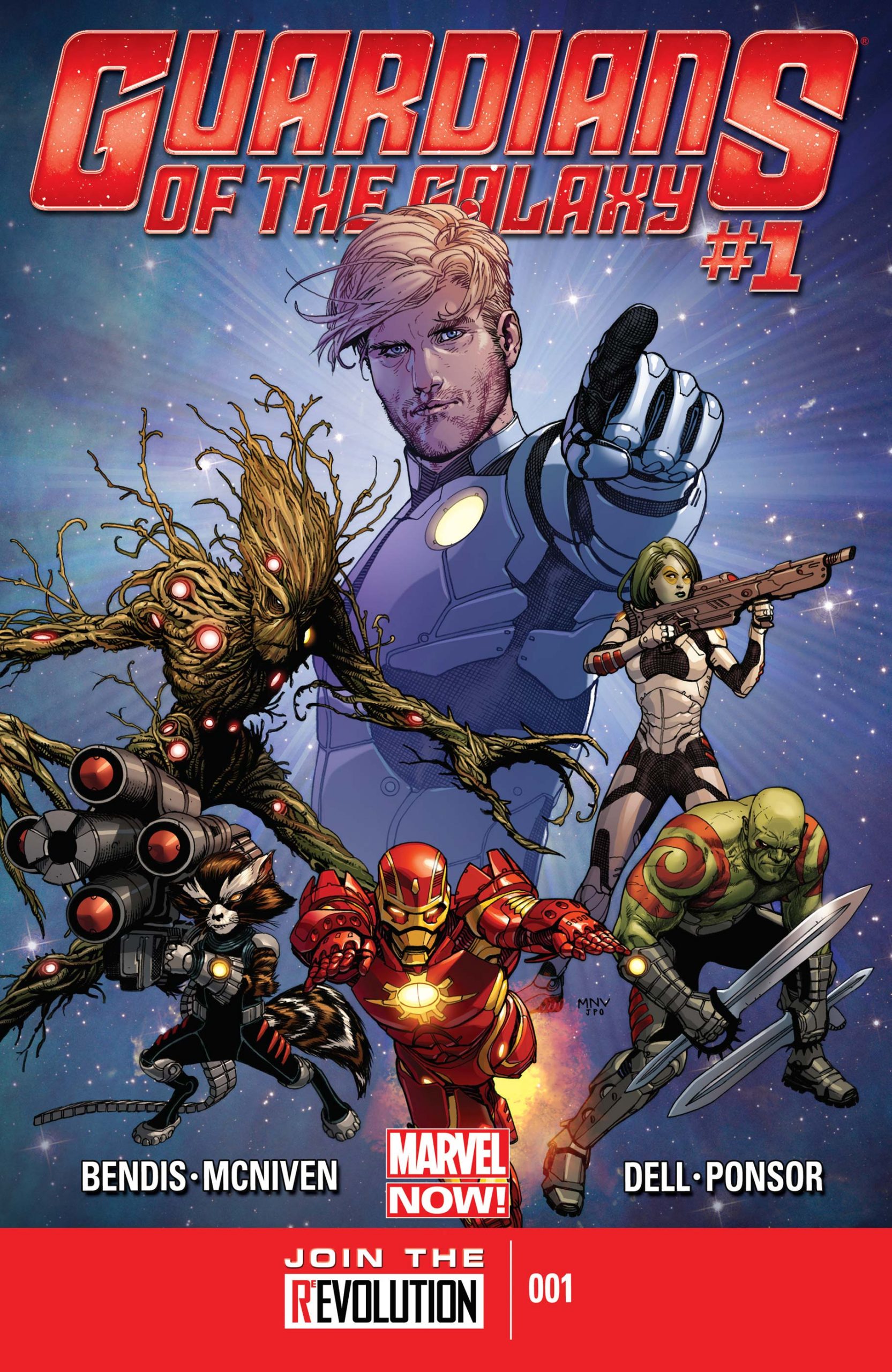 Guardians of the Galaxy #1 - Brian Michael Bendis - Marvel NOW - Guardiões da Galáxia - Homem de Ferro - Blog Farofeiros