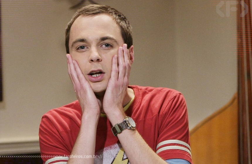 Sheldon chocado - Piadas para a festa de confraternização - Blog Farofeiros