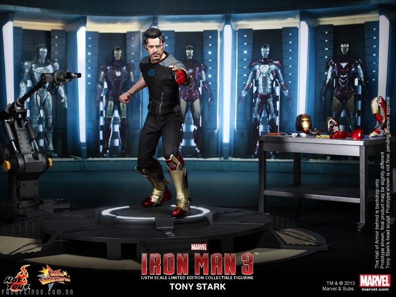 Homem de Ferro 3 - Tony Stark da Hot Toys - Blog Farofeiros