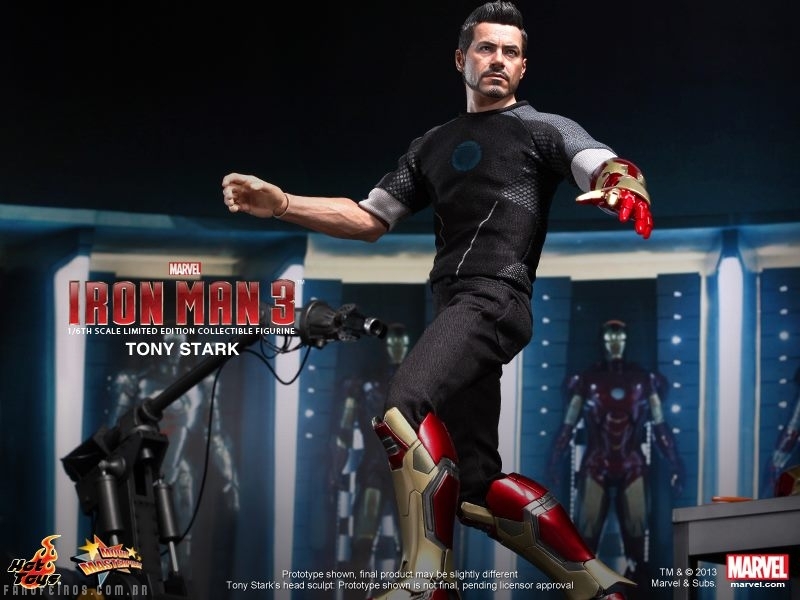 Homem de Ferro 3 - Tony Stark da Hot Toys - Blog Farofeiros