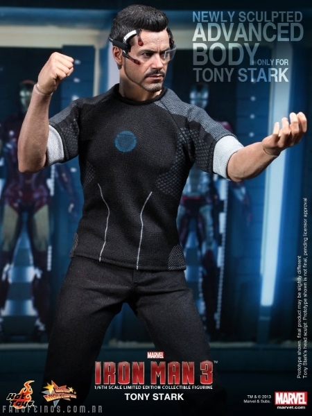 Homem de Ferro 3 - Tony Stark da Hot Toys - Blog Farofeiros