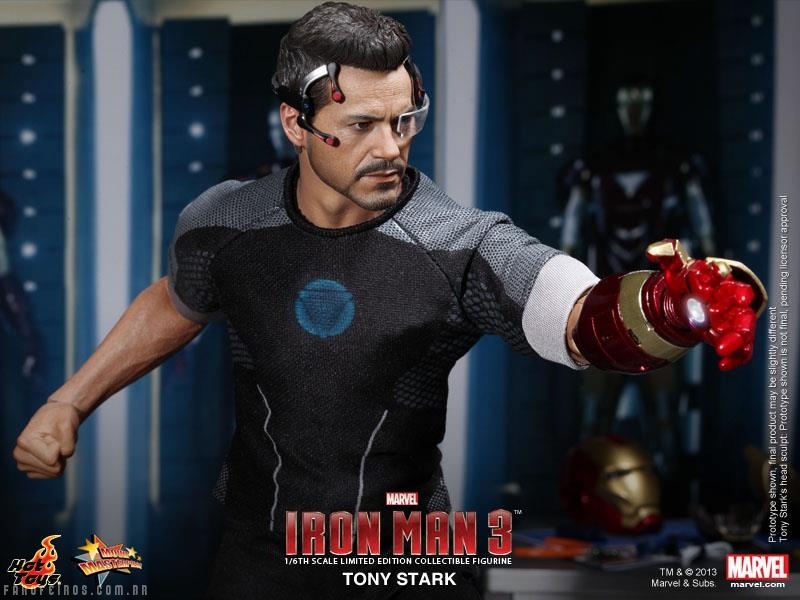 Homem de Ferro 3 - Tony Stark da Hot Toys - Blog Farofeiros