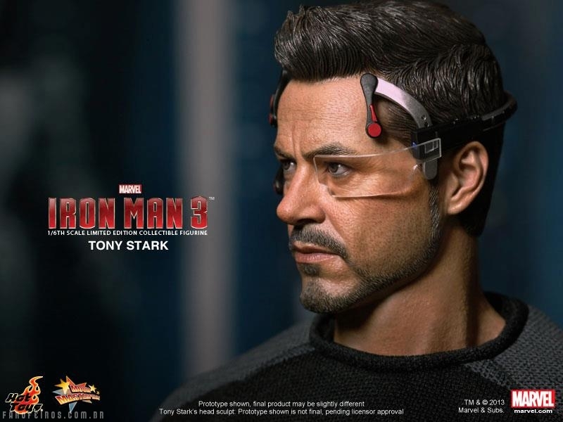 Homem de Ferro 3 - Tony Stark da Hot Toys - Blog Farofeiros