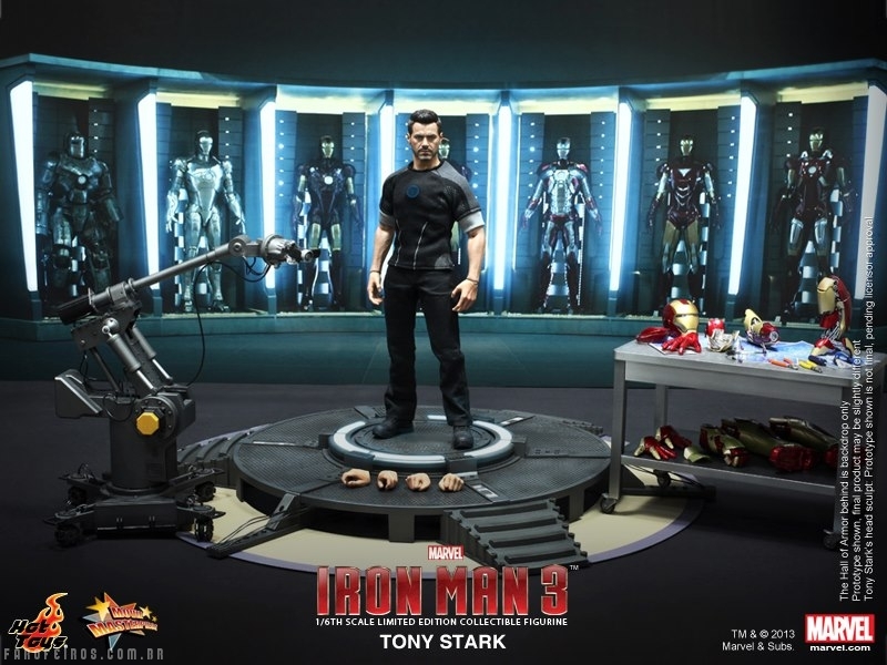 Homem de Ferro 3 - Tony Stark da Hot Toys - Blog Farofeiros