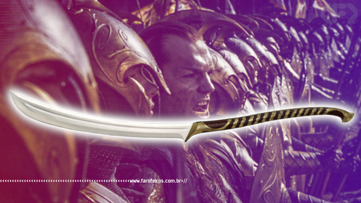 Espada High Elven Warrior de O Senhor dos Anéis - 0 - Blog Farofeiros