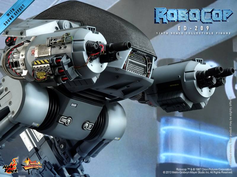 Robocop e ED-209 da Hot Toys - Blog FAROFEIROS