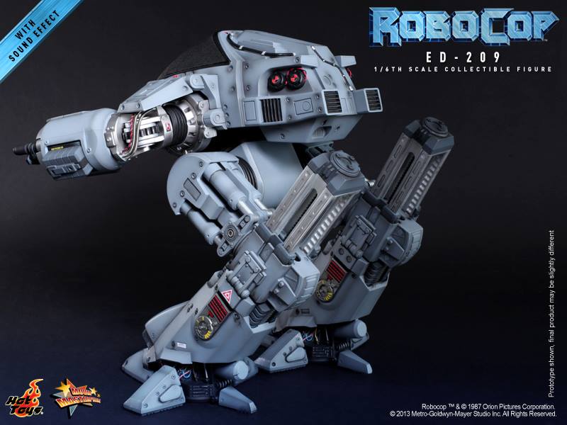 Robocop e ED-209 da Hot Toys - Blog FAROFEIROS