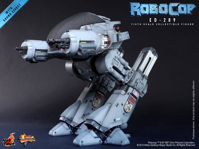 Robocop e ED-209 da Hot Toys - Blog FAROFEIROS