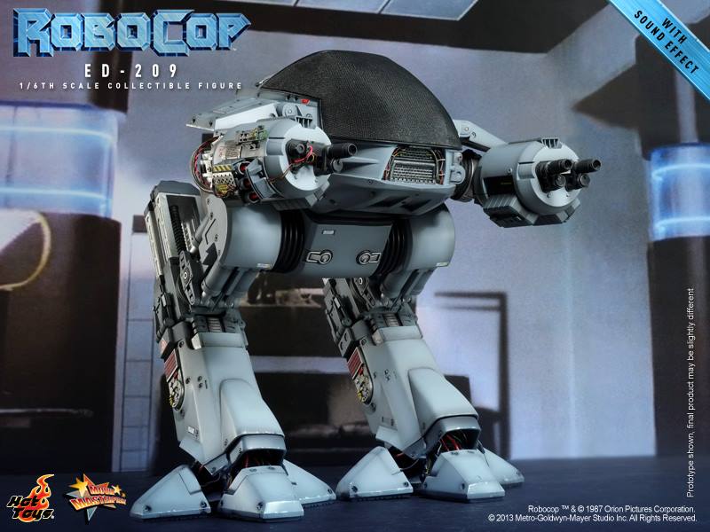 Robocop e ED-209 da Hot Toys - Blog FAROFEIROS