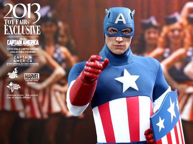 Bonecos Hot Toys exclusivos da Toy Fair 2013 - Capitão América - Blog Farofeiros