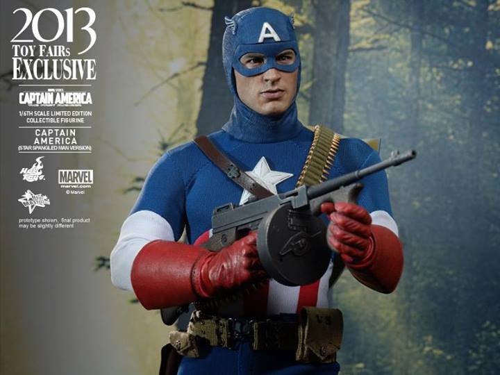 Bonecos Hot Toys exclusivos da Toy Fair 2013 - Capitão América - Blog Farofeiros