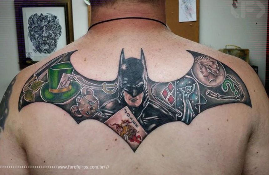 Bat-tattoo - Tatuagem do Batman - Blog Farofeiros