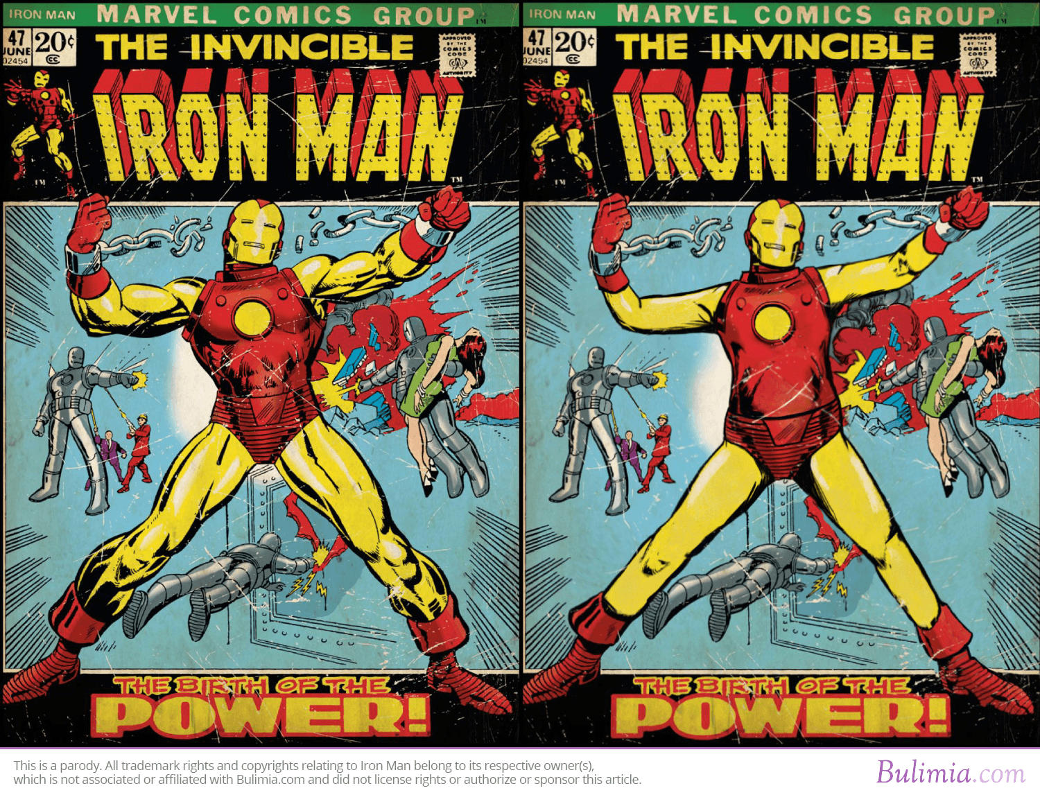 Corpos menos super - Homem de Ferro - Blog Farofeiros