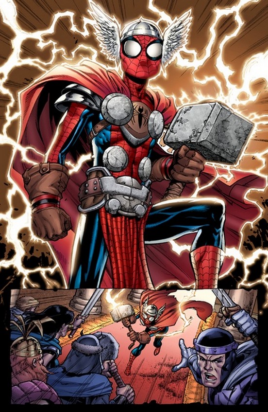 Homem Aranha Odinson - Thor - Mjolnir - Marvel Adventures Spiderman #40 - Blog Farofeiros
