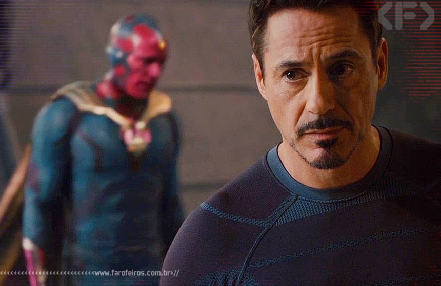 Vingadores - Era de Ultron - Marvel Studios - Blog Farofeiros - Visão - Tony Stark