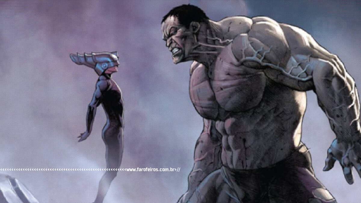 Hulk vs Reed Richards - Ultimate - Coragem - BLOG FAROFEIROS