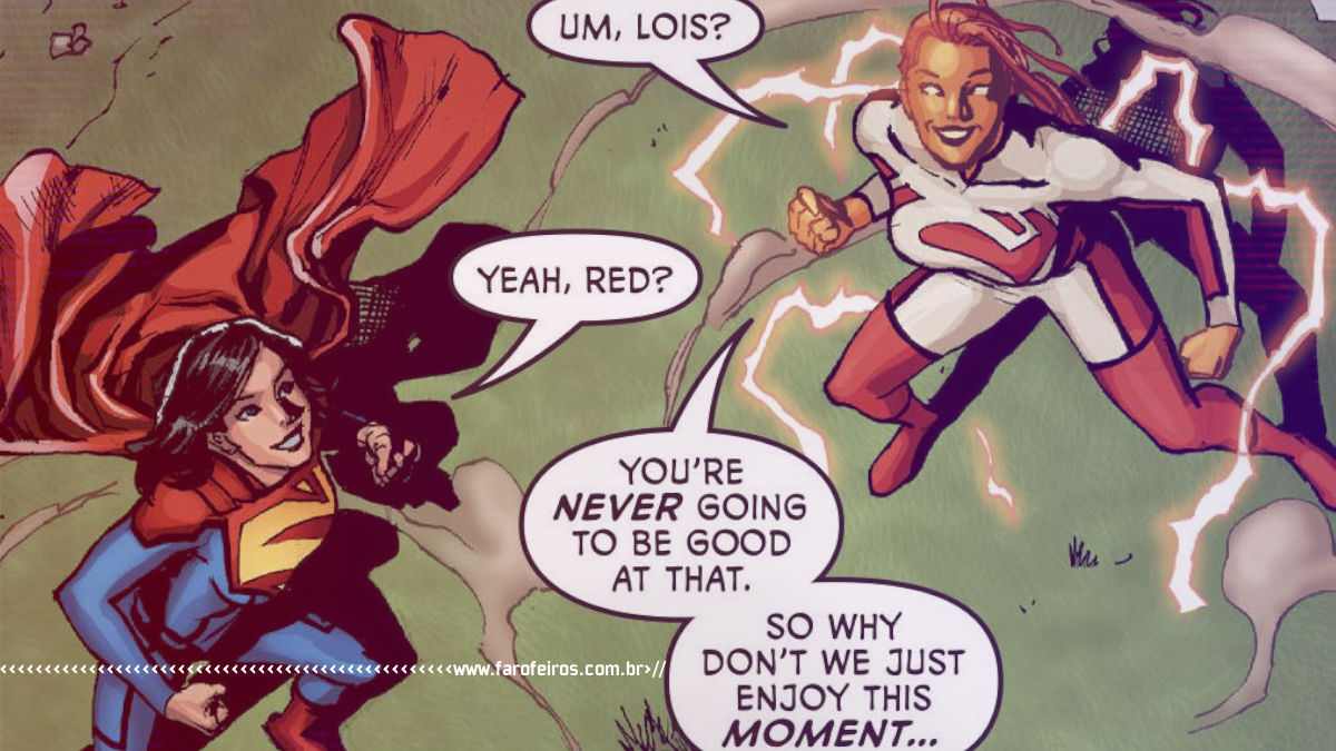 Lois Lane e Lana Lang - Superwoman #1 - DC Comics - www.farofeiros.com.br