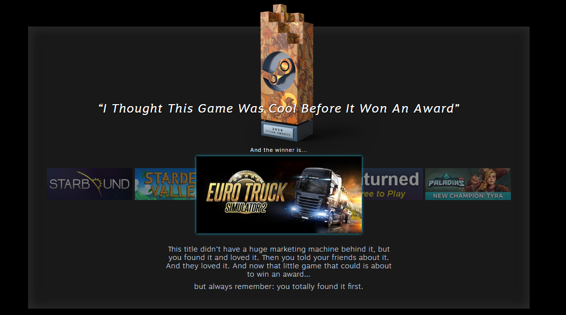 Steam Awards Confira os vencedores do prêmio