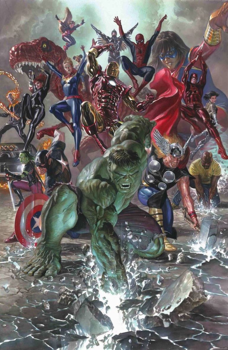 Legado Marvel - Capa por Alex Ross