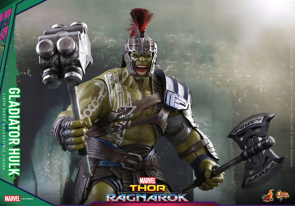 O melhor dos colecionáveis da SDCC 2017 - Hot Toys - Hulk Gladiador