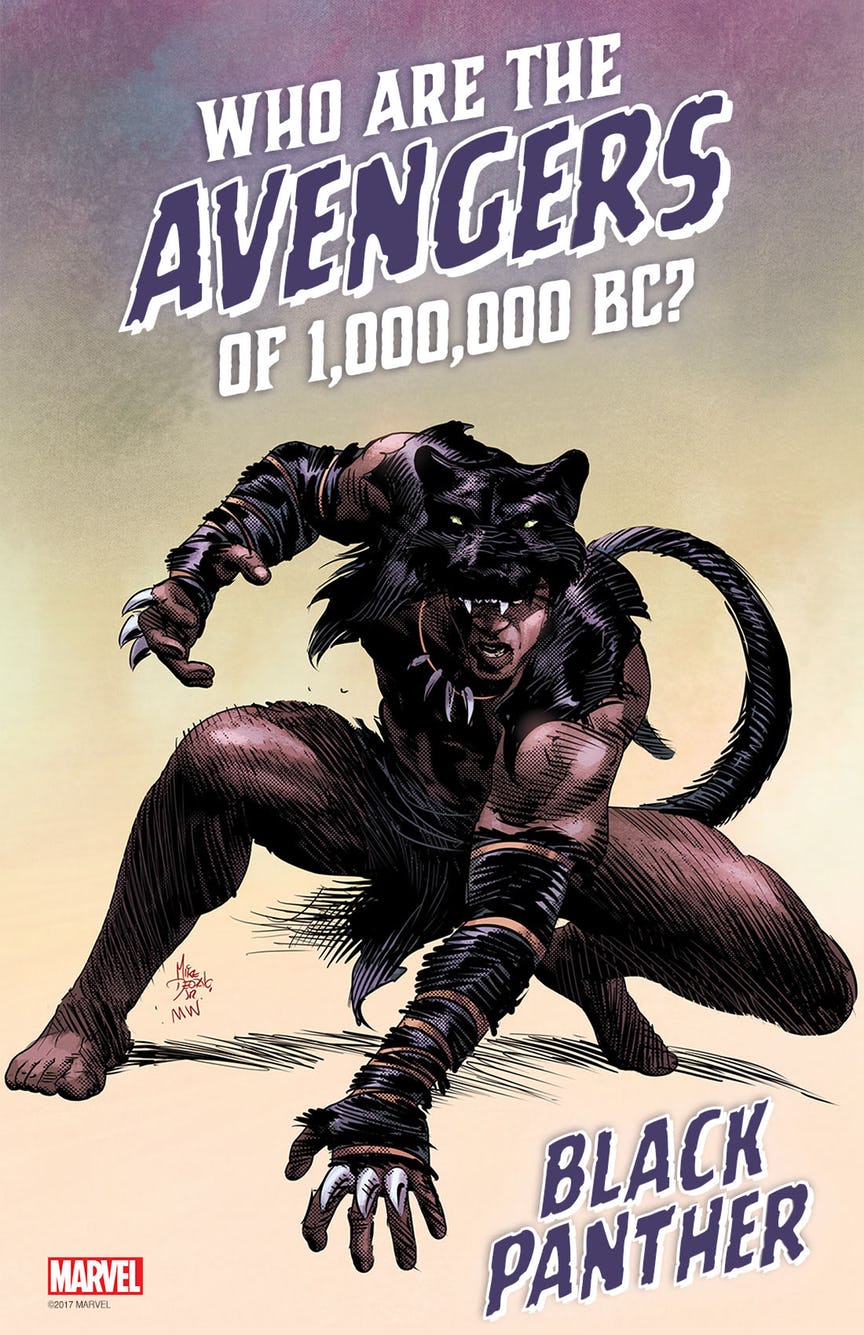 Quem são os Vingadores de 1.000.000 a.C.? - Se tem Pantera Negra temos Wakanda e sua família real.