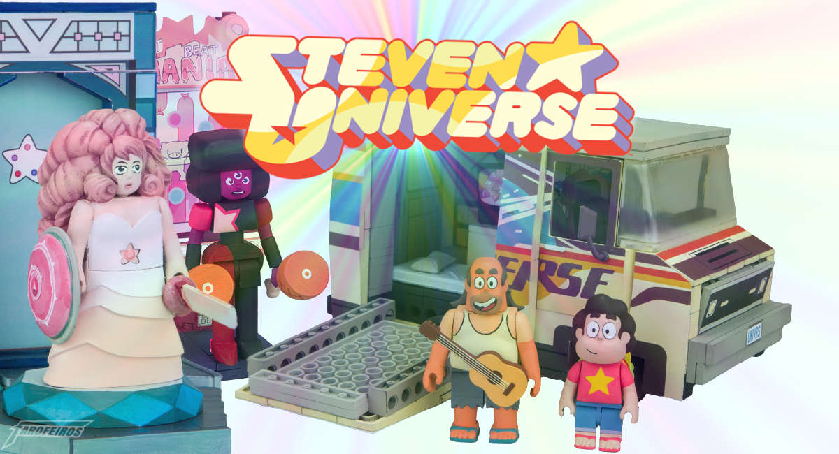 Conheça a linha de montar Steven Universe Construction