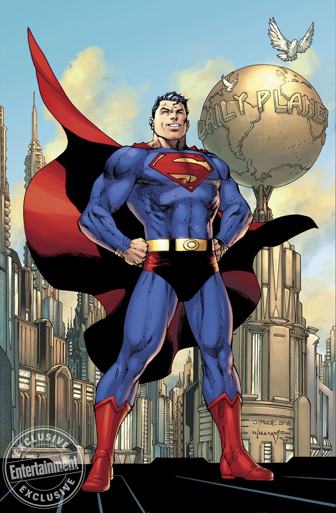 A cueca do Superman sempre é assunto - Action Comics #1000 - Jim Lee - Brian Michael Bendis escreverá o Superman