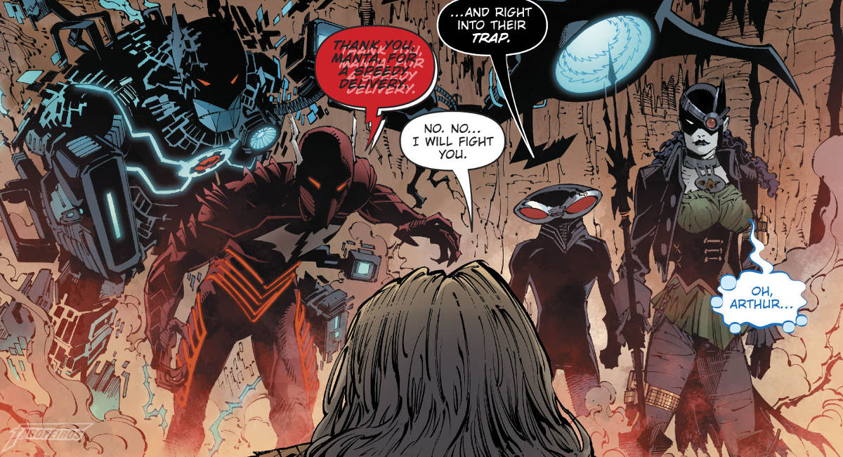 Dark Nights Metal # 5 - Barbatos Venceu - Aquaman vs Arraia Negra - Noites de Trevas