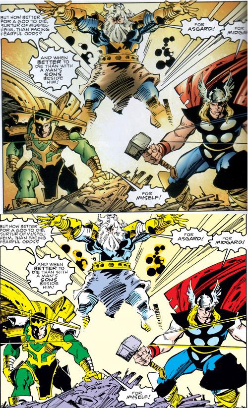 Quadrinhos clássicos devem ser recoloridos - O Poderoso Thor - Omnibus - Walter Simonson