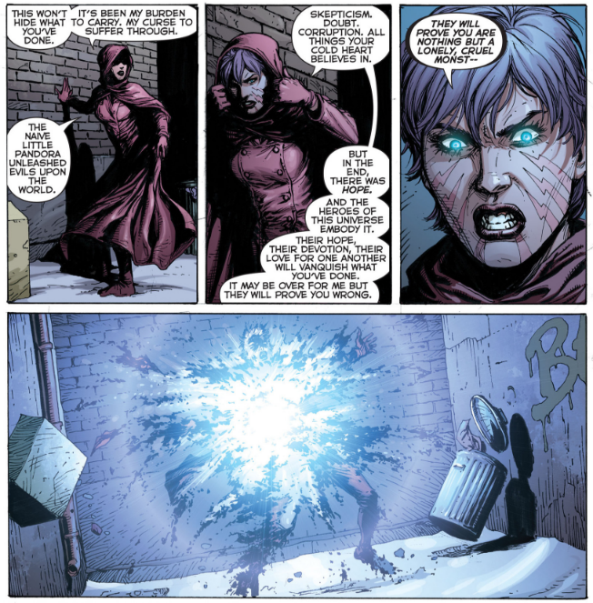 Quem poderia ser o Dr Manhattan disfarçado no Universo DC - Morte de Pandora em Renascimento