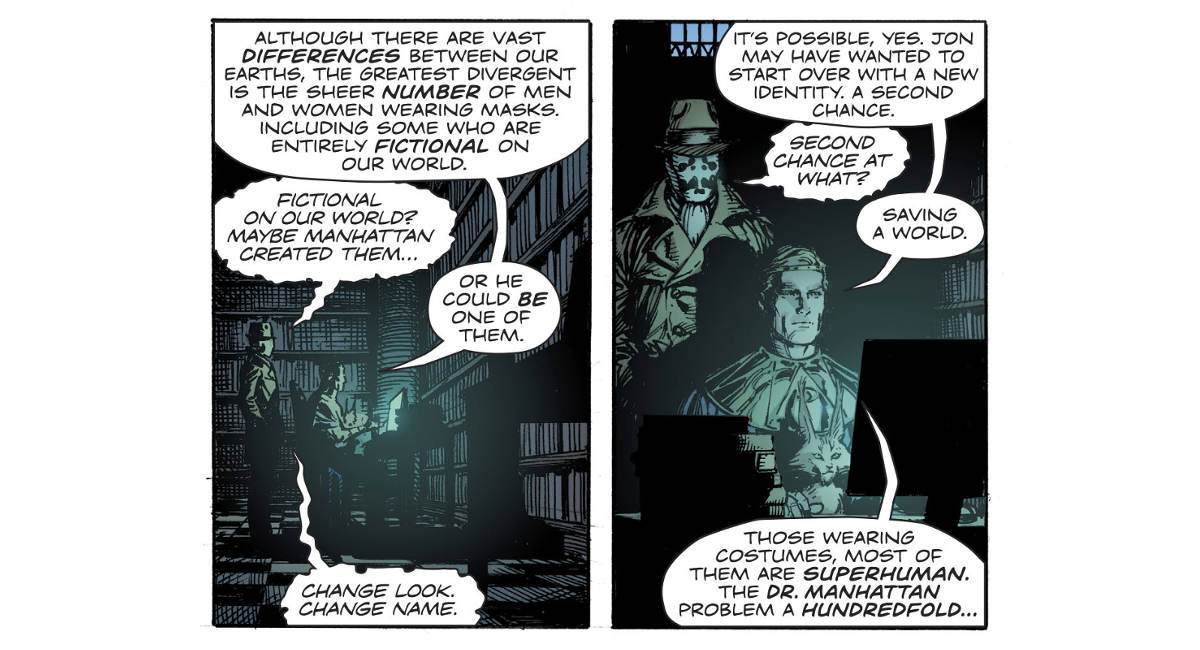 Quem poderia ser o Dr Manhattan disfarçado no Universo DC - Ozymandias em busca de Dr Manhattan