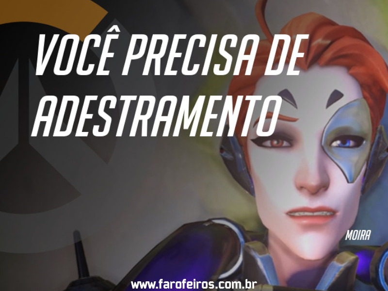 Motivação de Overwatch com frases dos personagens do game