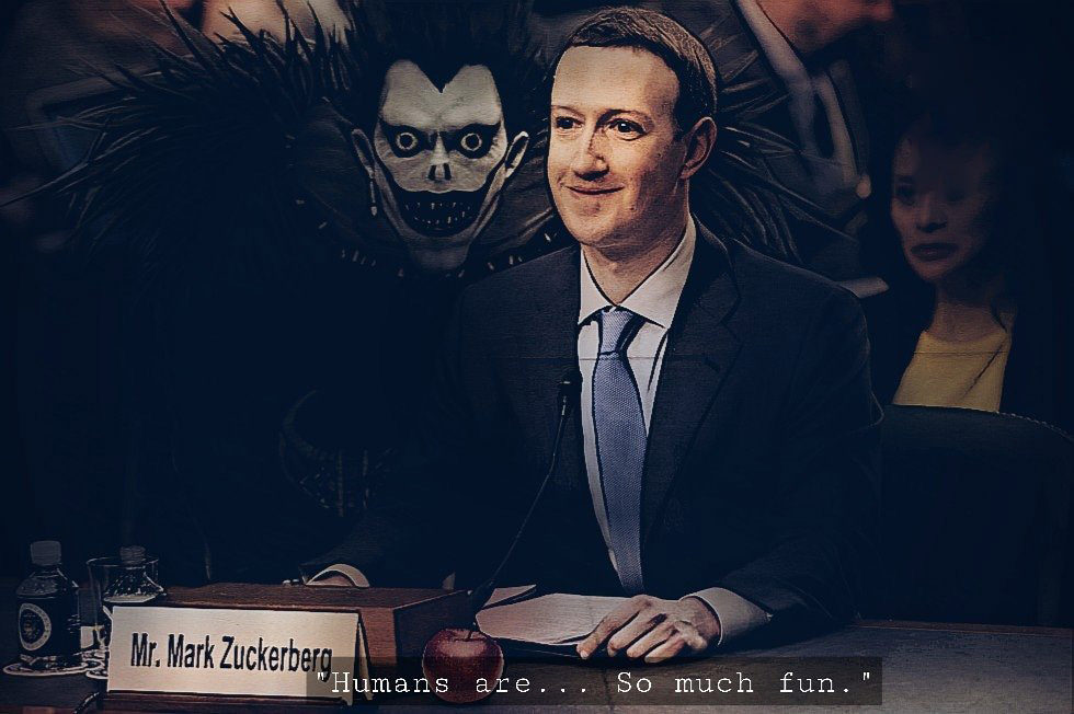 Nem sei o que falar - Mark Zuckerberg - Death Note