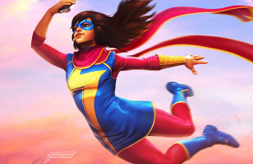Quem é a Capitã Marvel - Kamala Khan - Miss Marvel - Marvel culpa diversidade pela baixa venda de quadrinhos - Blog Farofeiros