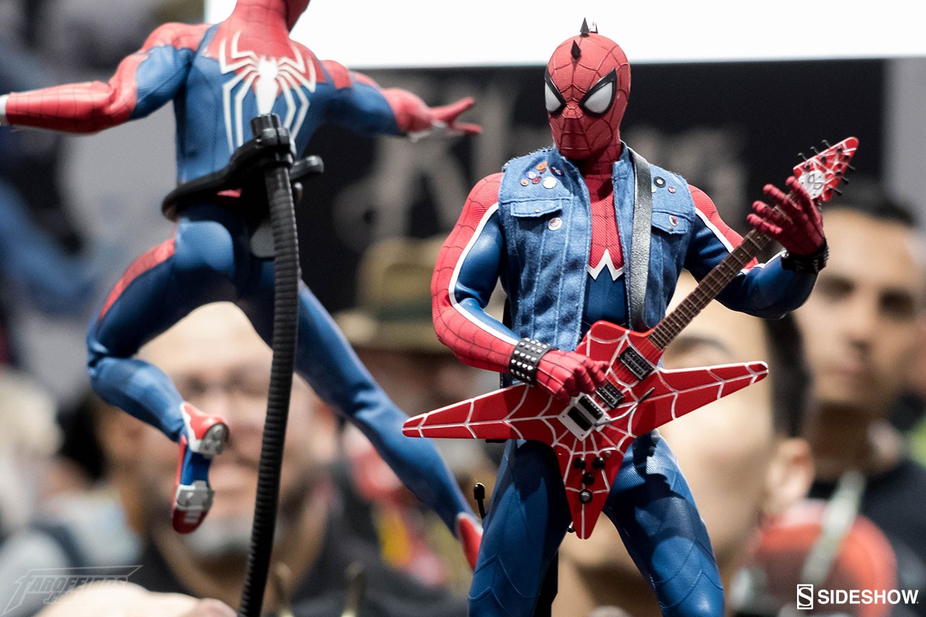 O melhor de colecionáveis na SDCC 2018 - Sideshow - Hot Toys - Homem Aranha - PS4 - Spider-Punk