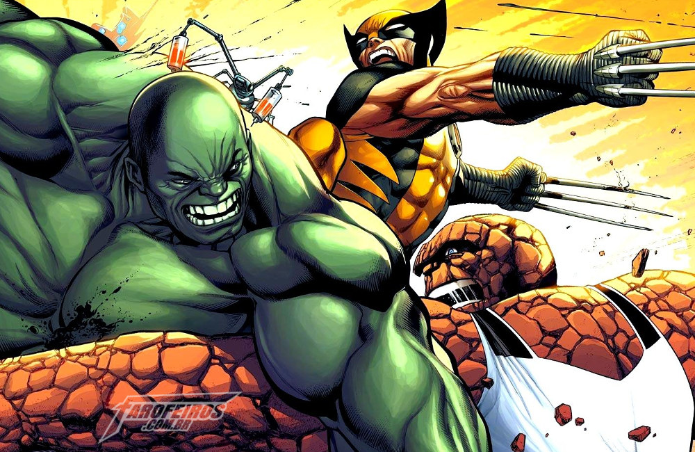 Quais personagens da Fox voltaram para a Marvel - Quarteto Fantástico - X-Men - Hulk - Wolverine - Coisa