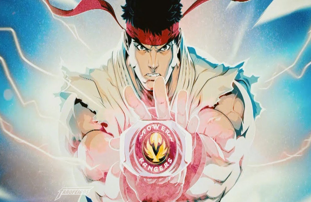 Ryu virou um Power Ranger