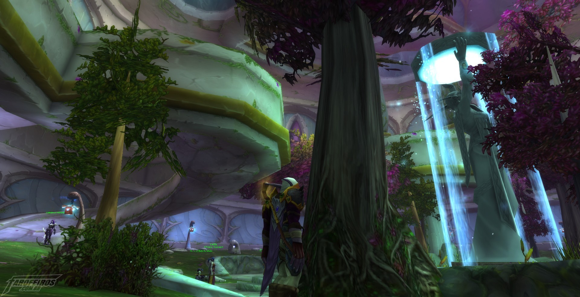 Teldrassil antes de pegar fogo - World of Warcraft