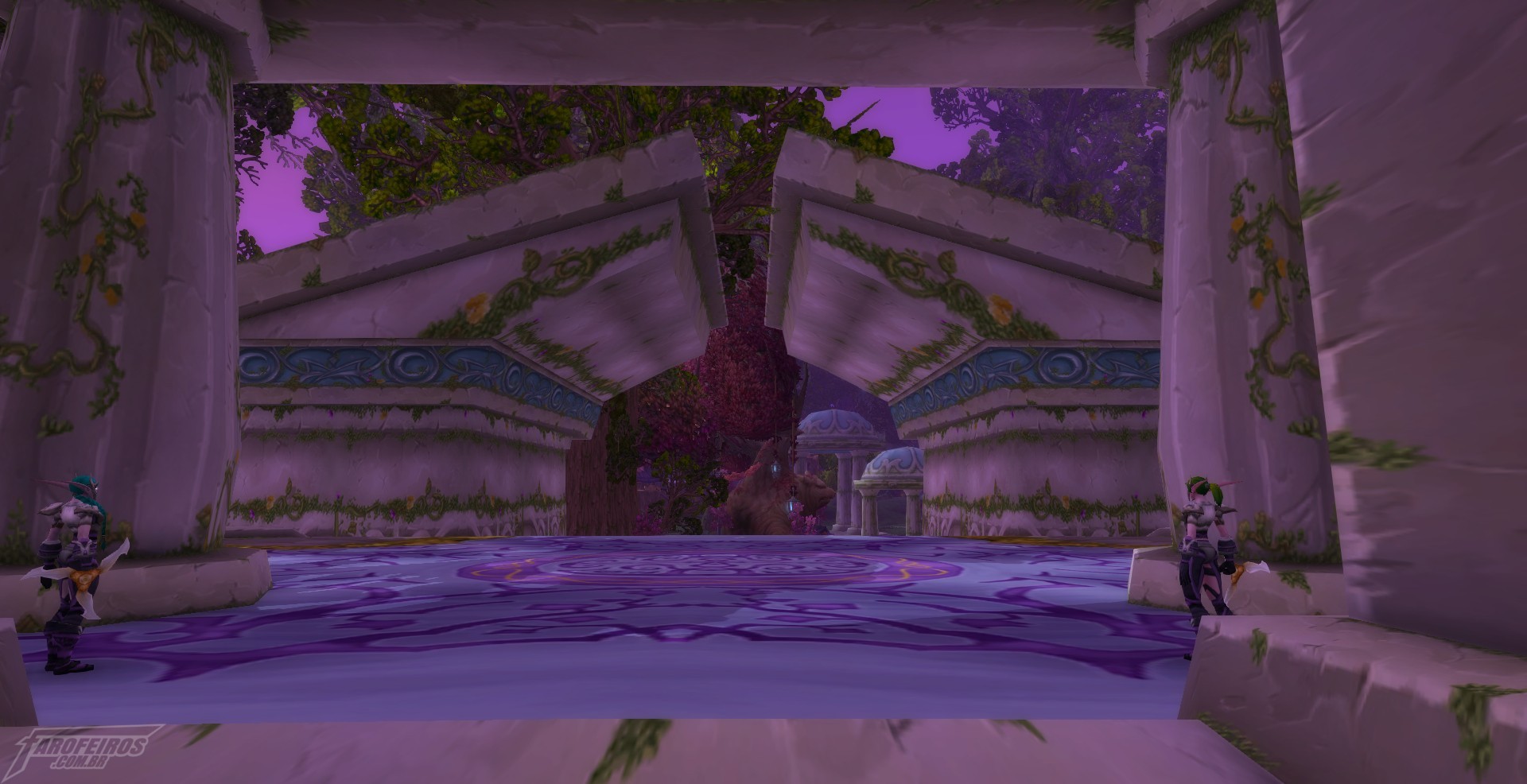 Teldrassil antes de pegar fogo - World of Warcraft