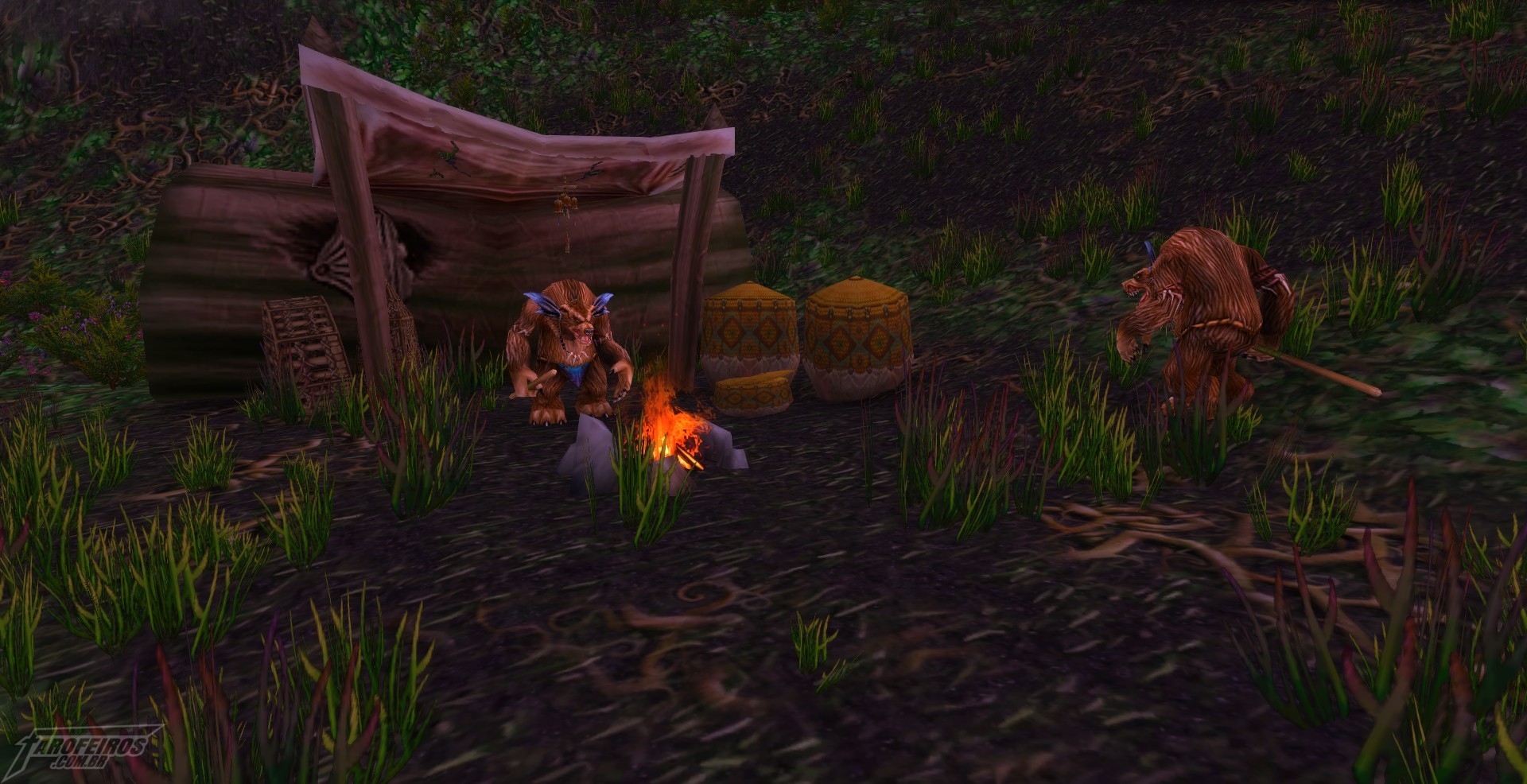 Teldrassil antes de pegar fogo - World of Warcraft