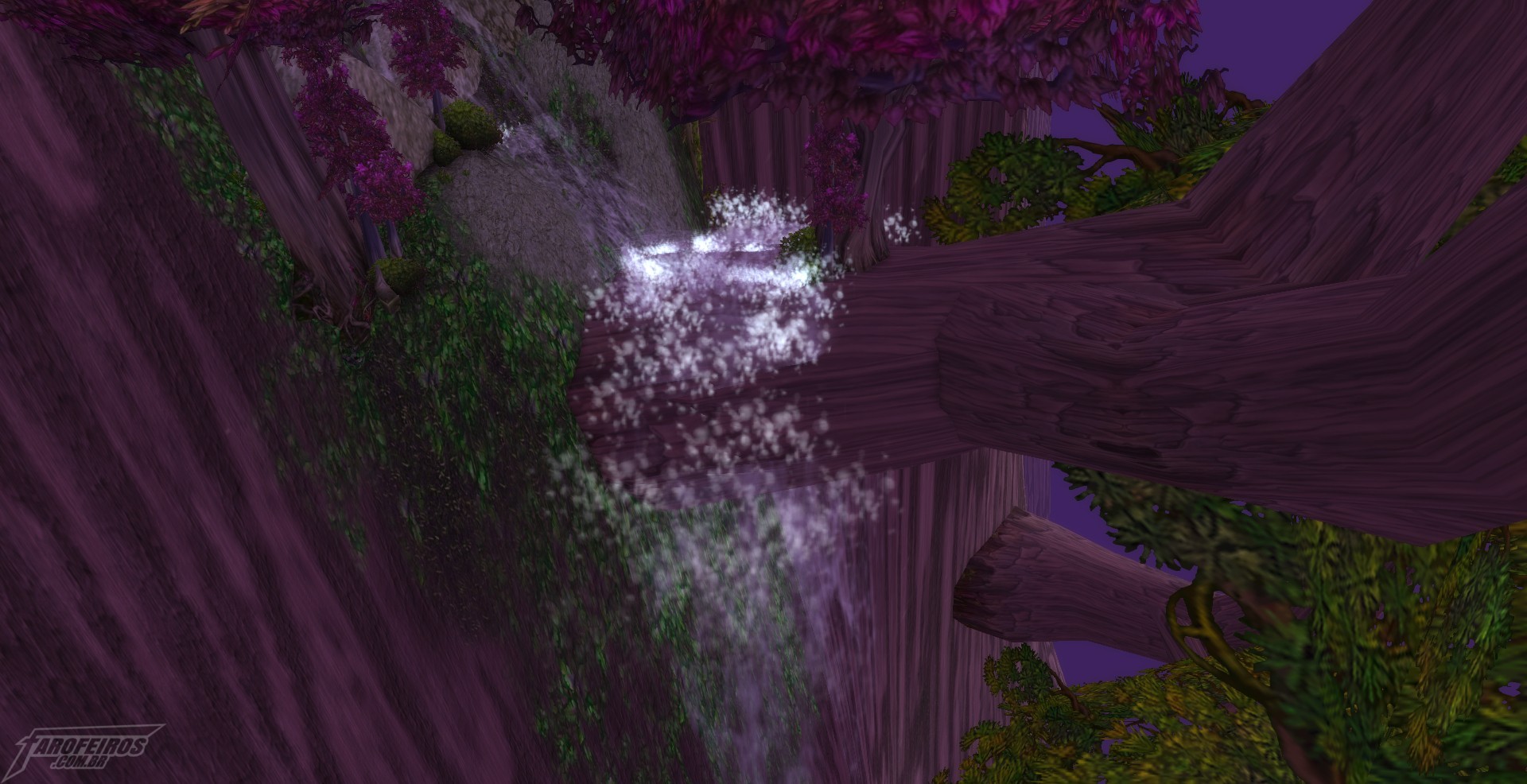 Teldrassil antes de pegar fogo - World of Warcraft