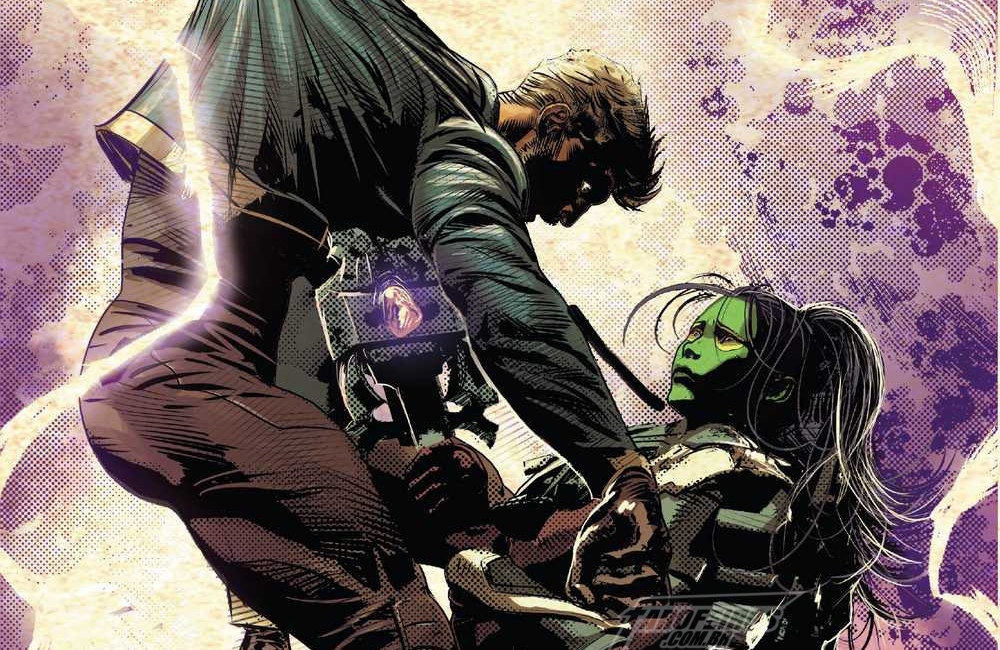 A identidade de Réquiem de Infinity Wars - Guerras Infinitas - Marvel - Réquiem - Gamora - Senhor das Estrelas empalado