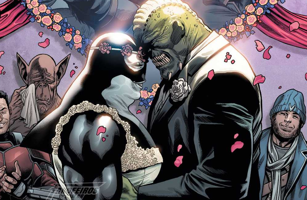 O casamento de Croc e Orca - Injustice 2 #69 - DC Comics