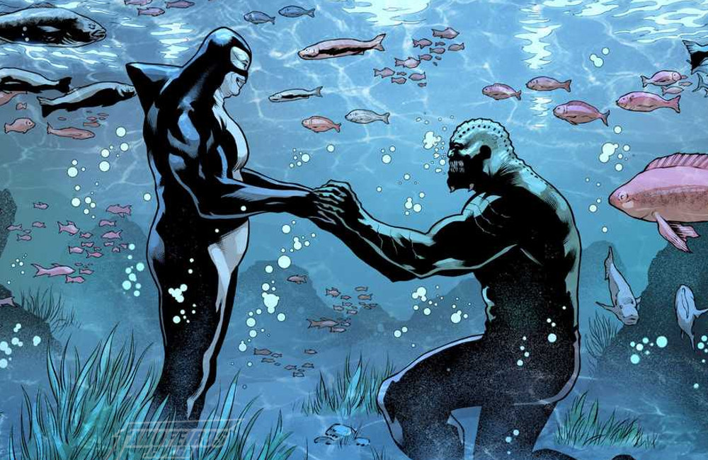 O casamento de Croc e Orca - Injustice 2 #69 - DC Comics