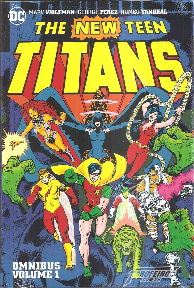 Jovens Titãs da DC Collectibles - Capa New Teen Titans Omnibus Vol 1 - Blog Farofeiros