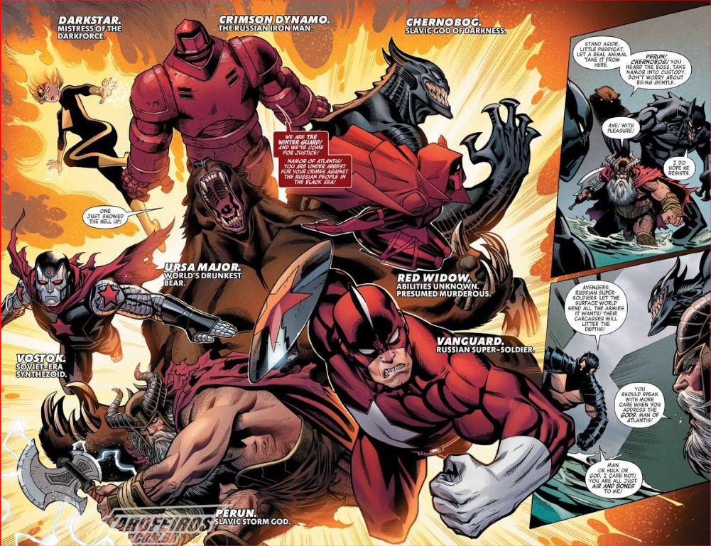 Esquadrão Supremo da América - Vingadores - Avengers #10 - Blog Farofeiros - Guarda Invernal