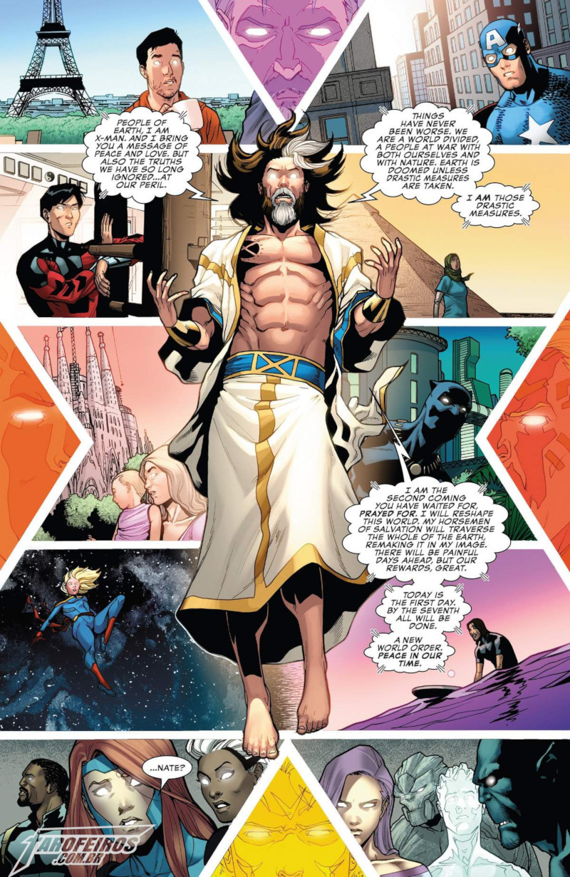 Uncanny X-Men - X-Man - Nate Grey - Marvel Comics - Blog Farofeiros